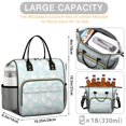 thumbnail image 5 of Pioneer Flower Floral Print Pattern Womens Lunch Box for Work,Insulated Large Lunch Bag,Leakproof Adult Lunch Bag for Work,Beach,Travel,Picnic,Camping, 5 of 6