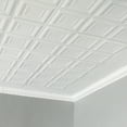 thumbnail image 2 of Great Lakes Tin 2ft x 2ft Syracuse Matte White Nail-Up Ceiling Tile (5-Pack), 2 of 2