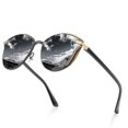 thumbnail image 2 of mid-calf White yellow claw Gafas de sol retro con marco de metal, gafas de conducción polarizadas a la moda para mujer, gafas protectoras para pesca Uv400, 2 of 5