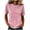 #05 Pink 【Mix, Match & Rotate: Stock Up on Daily Colors】, variant on Women's Relaxed Fit Round Neck Short Sleeve Printed T Shirt Blouse Comfy Breathable Work Casual Daily Wear | CSEONE,Black L