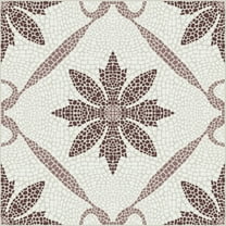 FloorPops Jamila Burgundy Peel and Stick Floor Tiles