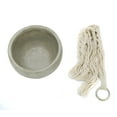 thumbnail image 5 of K-Cliffs Hanging Succulent Planter, Cement  with Handmade Weave Macramé for Easy Design and Beautiful Accents Cement Pot, 5 of 9