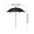 thumbnail image 3 of Ouuluon Plant Umbrellas for Outdoor Plants, Mini UV Protection Plant Umbrella, 14x11in Umbrella with Ground Stake for Potted Plants Balcony Garden, 3 of 7