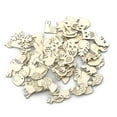 thumbnail image 1 of letairis 200x Animal Flower Leaf Pattern Multi-function DIY Pendant Handmade Practical Home Decoration Scrapbooking Craft Wooden Ornament, 1 of 6