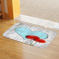 thumbnail image 2 of Alfombrilla de baño antideslizante con textura de madera y absorbente de agua (40 x 60 cm), 2 of 8