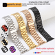 thumbnail image 1 of Adecuado para correa de reloj Apple Apple Watch Samsung Huawei GT Correa de reloj iWatch de acero inoxidable macizo de tres cuentas, 1 of 2