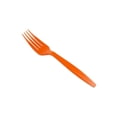 thumbnail image 3 of JAM Paper Plastic Forks, Orange, 100 Disposable Forks/Box, 3 of 4