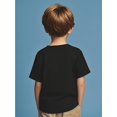 thumbnail image 2 of Happy First Day of School" Boys' Casual T-Shirt - Breathable Polyester, Crew Neck, Short Sleeve, Colorful Print with School-Themed Graphics, Perfect for Spring/Summer/Fall, Everyday Tshirt | Cre, 2 of 6