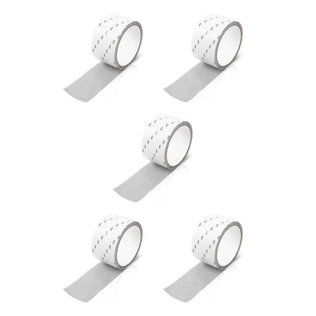 Kearding Cinta de reparación de parche de malla para ventana, adhesivo fuerte transpirable, cintas de cobertura de agujeros de fibra de vidrio de 3 Type2 NO2 Kearding CBP027270