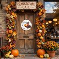 Fall Round Metal Signs for Outside Happy Thanksgiving Turkey Tin Signs ...