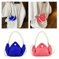 thumbnail image 2 of FENOHREFE Small Knit Bag with Artificial Pearl Embellishment and Functional Handbag for Various Outfits and Occasions, 2 of 8