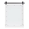 thumbnail image 4 of Kate and Laurel Cates Farmhouse Framed Mirror with Shelf, 24 x 31, White, Decorative Rustic Wall Mirror with Functional Shelf for Storage and Display, 4 of 9