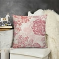 thumbnail image 2 of SHANXI Pink and Flower Pillowcases for Couch Bed Sofa Chair Home Decor 22x22in, 2 of 5