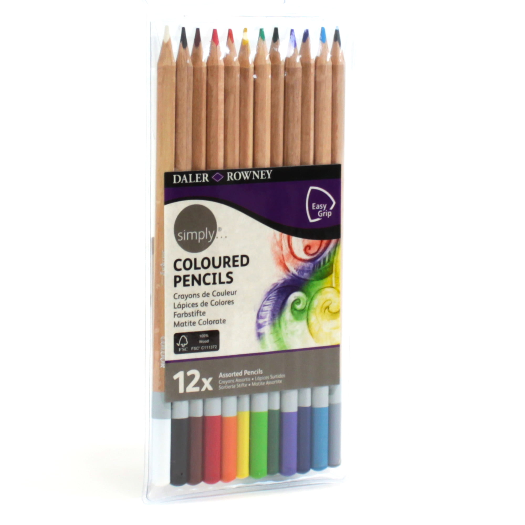 Daler-Rowney Simply Sketching Tin Assorted Pencils, 8 pk - Fred Meyer