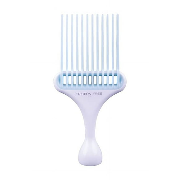 Peine para púas sin fricción Cricket: diseño de dientes anchos para desenredar, agrega volumen y brillo, reduce la fricción y los daños Mango antideslizante para un control máximo Ideal para todo tipo