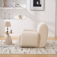 thumbnail image 5 of Jopath 42" Oversized Accent Chair, Boneless Single Sofa Chair Chenille Armchair Comfy Reading Lounge Chair for Living Room Bedroom Apartment Dorms Beige, 5 of 9