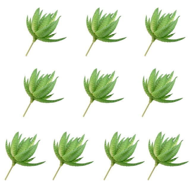 Paquete de 10 suculentas falsas Bearachild plantas simuladas 12