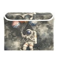 thumbnail image 7 of Yayeee Collapsible Cube Storage Bin with Lid Fabric Closet Decorative Basket with Handles, Watercolor Space, 7 of 7