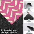 thumbnail image 3 of Pink and Yellow Feather Pattern Kitchen Rugs Sets Of 3,Kitchen Runner Rugs Non Skid Washable,Decorative Kitchen Floor Mats for Kitchen,Sink,Laundry,17"x30"+ 17"x47" + 17"x59", 3 of 6