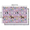 thumbnail image 5 of Boxer Dog Pitbull Terriers Dog and Drinks Summer Placemats Table Placemats Set Of 6-Linen Kitchen Washable Placemats Table Mats 11.8"x17.7"Non-Slip Heat Resistant, 5 of 5