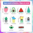thumbnail image 2 of 32Pcs 8 Styles Cactus/Christmas Tree/Watermelon Cartoon Style Knitting Needle Point Protectors Knitting Needle Caps knitting Needle Stopper Mixed Color 27~35.5x14~33x10~18mm Hole: 6.5~7mm 4pcs/style, 2 of 7