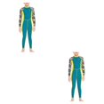 thumbnail image 4 of Traje de neopreno sweethay para niños anti-quemaduras solares Azul L 2Conjunto, 4 of 6