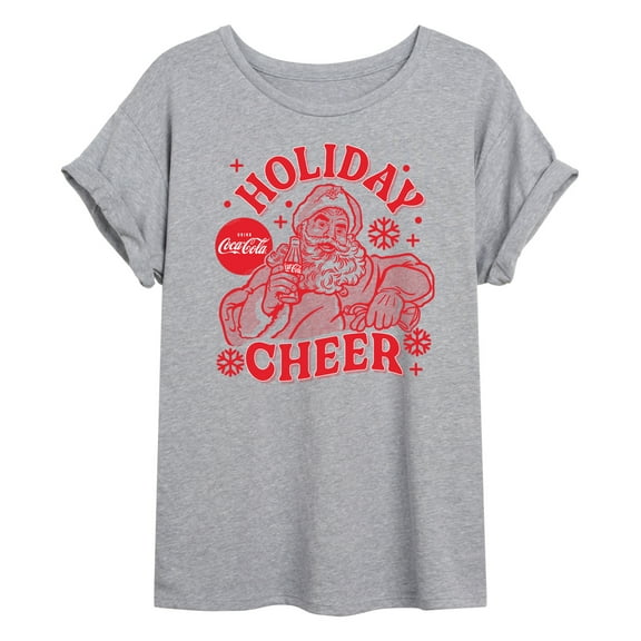Coca-Cola - Holiday Cheer - Women's Oversized Graphic T-Shirt