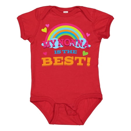 

Inktastic My Nonna is the Best Girls Baby Bodysuit