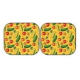 thumbnail image 7 of Balery 2 Piece Colorful Vegetables Car Windshield Sun Shade|Foldable Front Windshield Shade for Car Front Window for Most Sedans SUV Truck-, 7 of 7