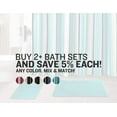 thumbnail image 2 of All American Collection New 15 Piece Bathroom Mat Set Memory Foam with Matching Shower Curtain, 2 of 2