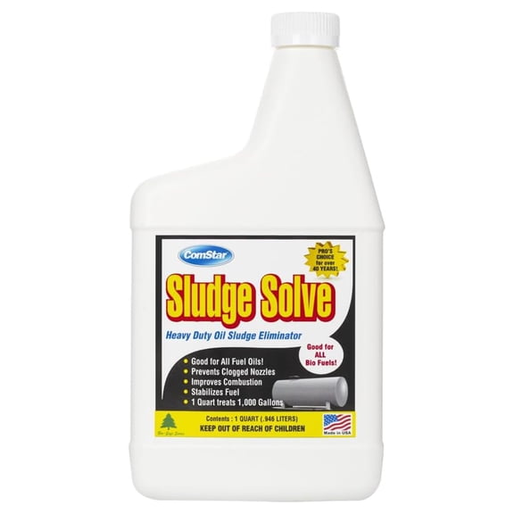 ComStar Sludge Solve 1 qt Heavy Duty Oil Tank Eliminator, Fuel Treatment