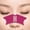 Rose Red, variant on Silicone Eyebrow Stencil Nose Stencil Lightweight Sturdy Makeup Tool Red