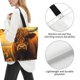 thumbnail image 3 of Fotbe Sunset Sunflower Cow A Bolsa Tote Estética de Lona con Estampado para Mujer - Bolsa Reutilizable de Hombro Casual para Vacaciones, Compras, Trabajo y Gimnasio, 3 of 8
