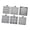 Light Grey, variant on Sticky Note Stencil Includes Base And Templates For Organized Memo Note Pad