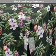 thumbnail image 4 of Tropical Dog Crate Cover, Pattern of Bouquet with Exotic Flowers Leaves Palms and Flamingos, Easy to Use Pet Kennel Cover Small Dogs Puppies Kittens, 7 Sizes, Hunter Green Multicolor, by Ambesonne, 4 of 6