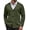 Army Green, variant on Men's Cardigan Sweater Cable Knit V Neck Button up Sweaters Ribbed Cardigan Sweater with Pockets
