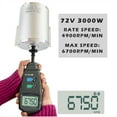thumbnail image 6 of Kunray72V 3000W Brushless Motor 6700RPM, 45A Electric Scooter Motor 72V DC, Electric Dirt Bike Motor Go Kart, 6 of 6
