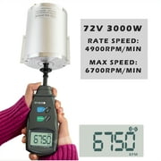 Kunray72V 3000W Brushless Motor 6700RPM, 45A Electric Scooter Motor 72V DC, Electric Dirt Bike Motor Go Kart