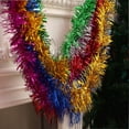 thumbnail image 4 of Metallic Banner Tinsel Garland Christmas Foil Streamers, 4 of 6