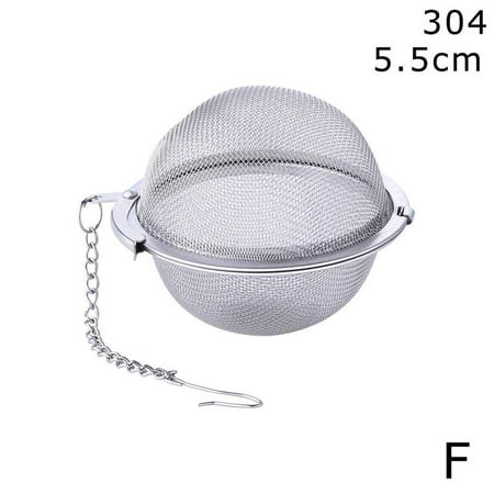 

Cooking Seasoning Filter Steel Tea Ball Mesh Tea Infuser Strainer J9D0