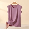 thumbnail image 2 of GUACER Women's Modal Round Neck Tank Tops, Sleeveless Casual Vest, Soft Breathable Undershirt for Summer, 2 of 6