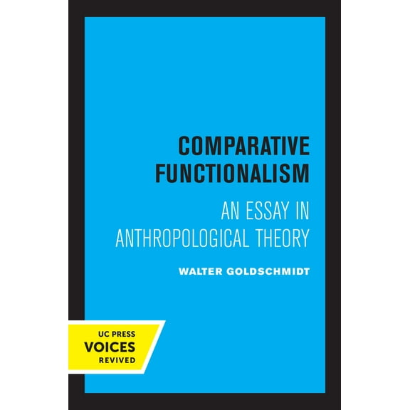 Comparative Functionalism : An Essay in Anthropological Theory (Edition 1) (Paperback)