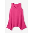 thumbnail image 4 of Woman Within Plus Size Sleeveless Hanky Hem Tunic, 4 of 5