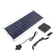 thumbnail image 2 of Bomba de Fuente Solar Con Panel, Kit de Bomba de Agua Solar de 30 W Kit Solar Conergía Solar Agua en Movimiento de Alta Eficiencia Duradera para Jardín de Estances, 2 of 7