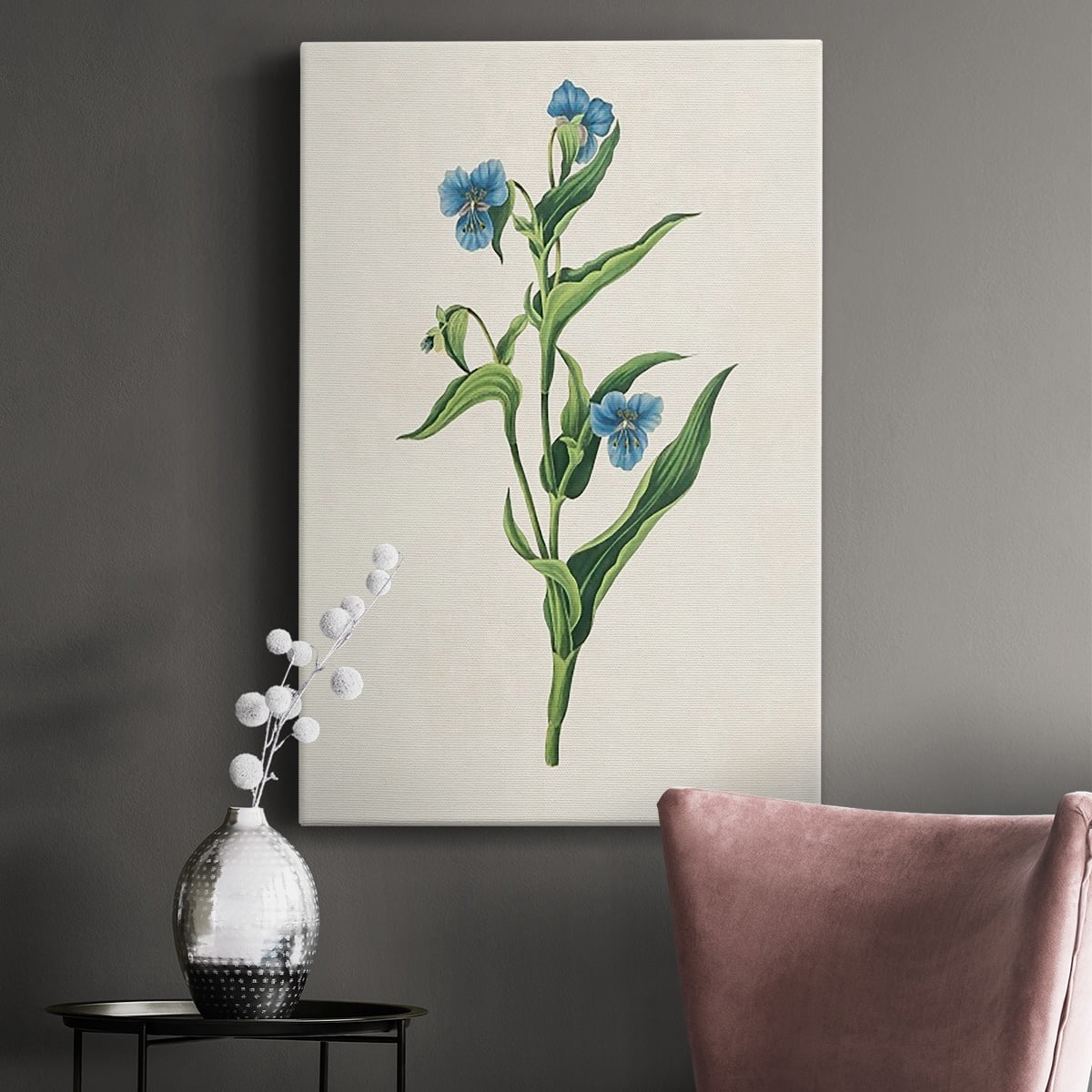 Flowers of the Seasons V Premium Gallery Wrapped Canvas - Ready to Hang