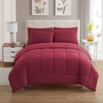 thumbnail image 2 of Set de edredón Sweet Home Collection Burgundy Twin XL, 7 piezas, 2 of 6