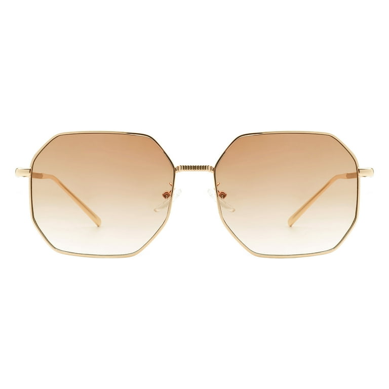 Octagon shape sunglasses hotsell