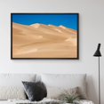 thumbnail image 1 of PixonSign Framed Canvas Print Wall Art Wide Tan Sand Dune Natured Desert Photography Realism Rustic Landscape Colorful Multicolor Neon for Living Room, Bedroom, Office - 16"x24" Black, 1 of 5