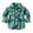 Green, variant on PINQI Toddler Sport Tops Toddler Boys Girls Shirt Coat Jacket Plaid Long Sleeve Kids Turn Down Collar Button Tops Outwear with Pocket(Green,12-18 Months)