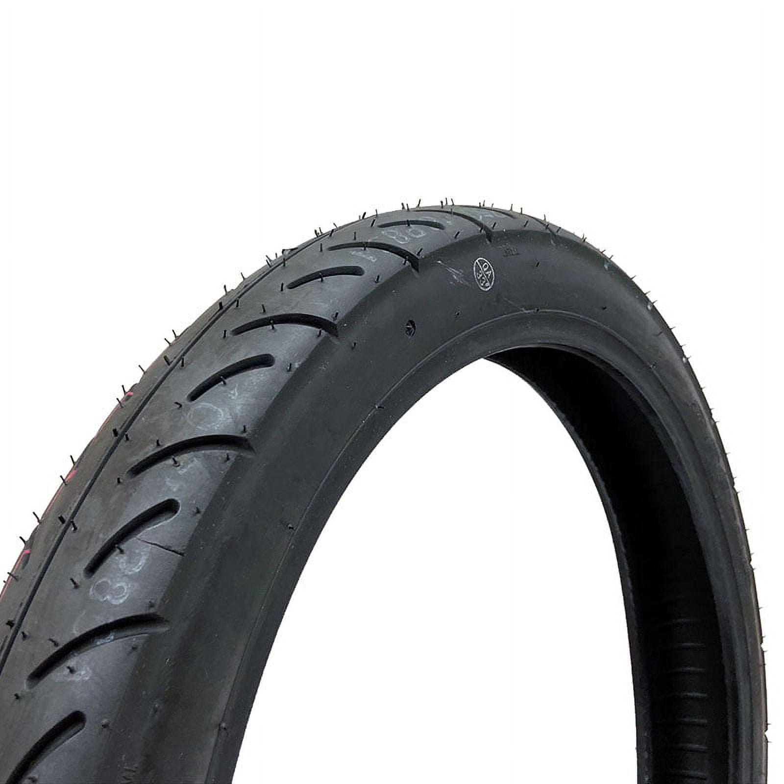 MMG Tire Set: Front 2.50-16 & Rear 2.75-16 – Cruiser Street DOT Approved (6-Ply, Tube-Type)